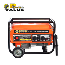 Air cooled 7HP single phase electric 3kw gasoline generator with 4 stroke engine